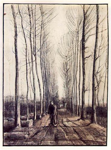 poplar-trees-1884  Vincent van Gogh